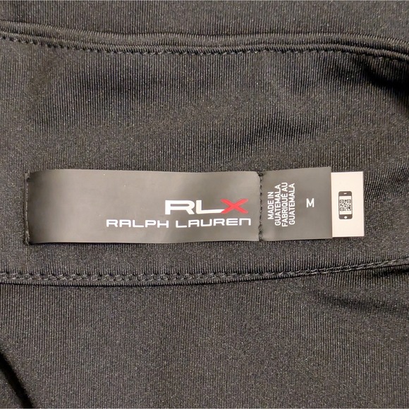 Ralph Lauren RLX Golf Dress Women's Medium Black Sleeveless 1/4 Zip Stripe - Picture 3 of 10